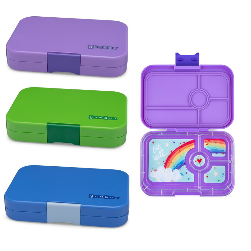 Yumbox - Tapas - Ibiza Purple with Groovy Tray (5 compartments)