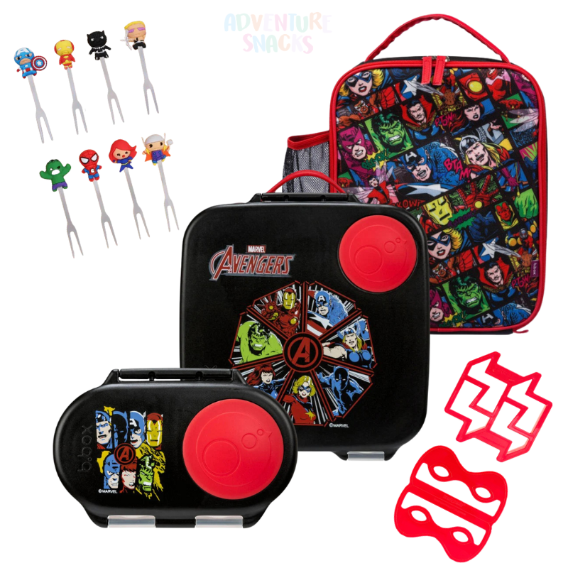 b.box Bundle Licensed - Marvel Avengers and Accessories