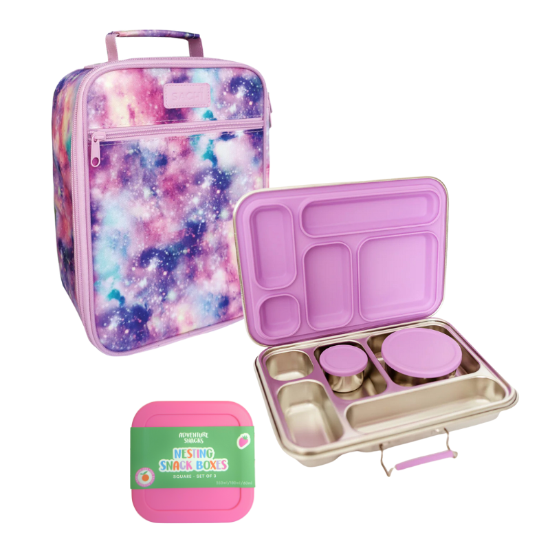 Stainless Steel Starter Bundle - Lilac Pink and Galaxy