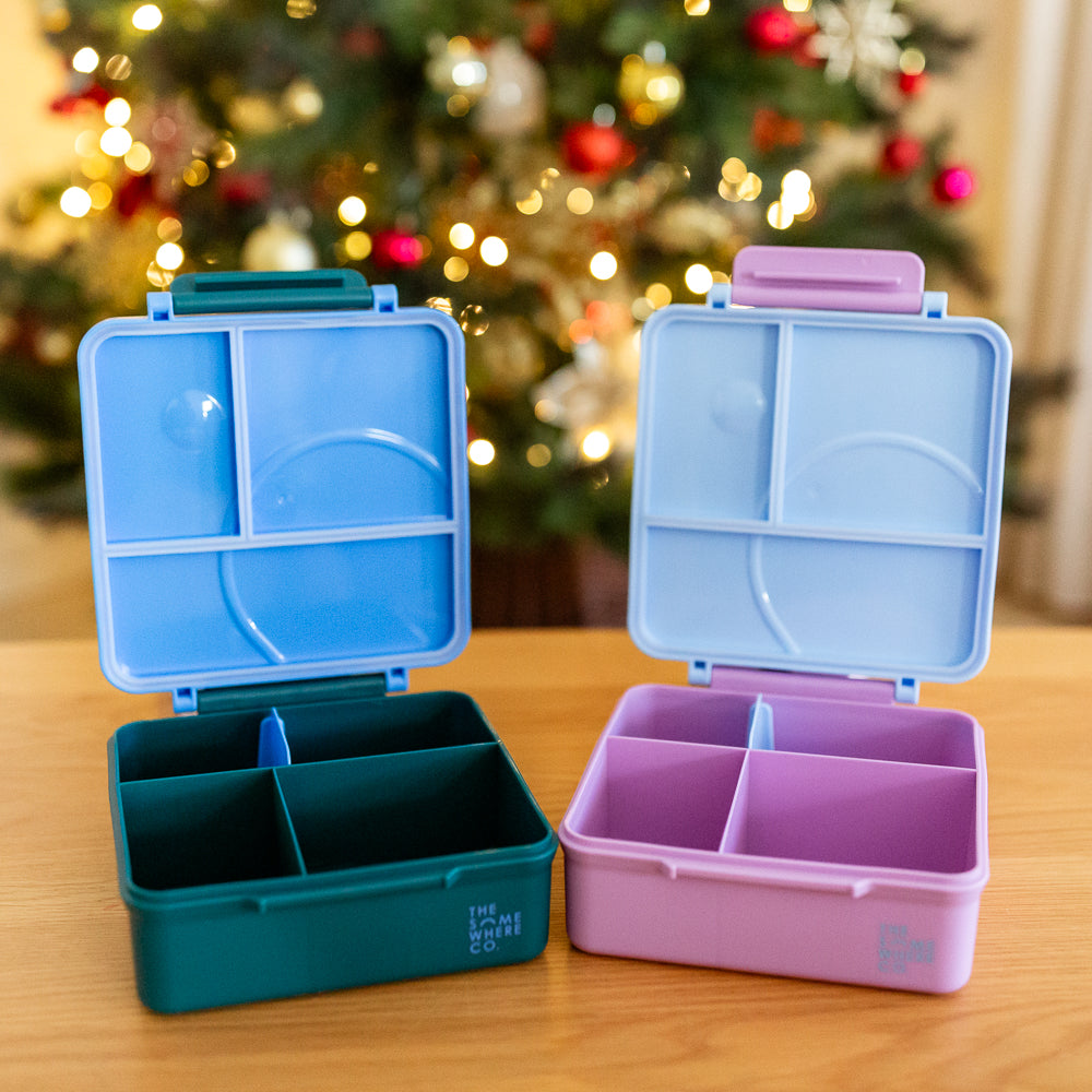 The Somewhere Co Mini Bento Lunch Box Bundle - Trailblazer and Lilac Gingham