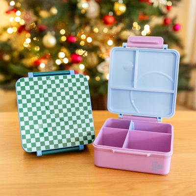 The Somewhere Co Mini Bento Lunch Box Bundle - Trailblazer and Lilac Gingham