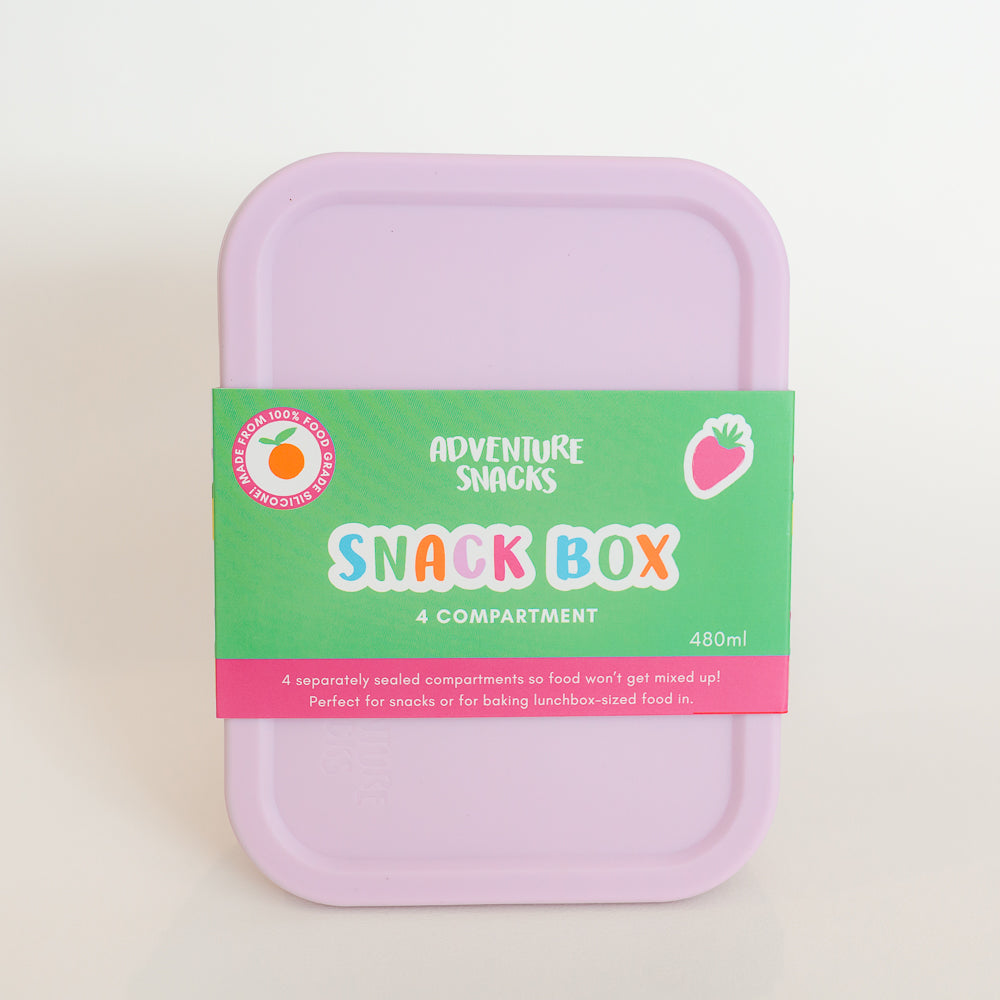 Adventure Snacks Silicone Snack Box - 4 Compartment