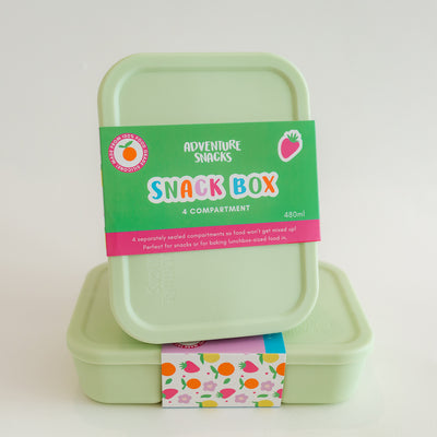 Adventure Snacks Silicone Snack Box - 4 Compartment