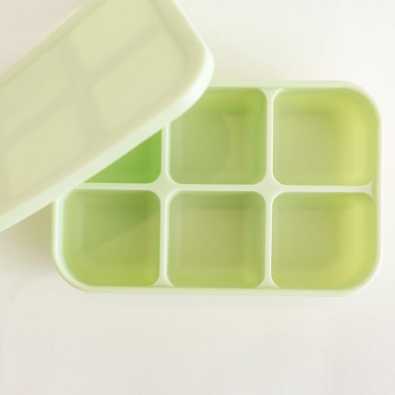 Adventure Snacks Silicone Snack box- 6 compartment- mint