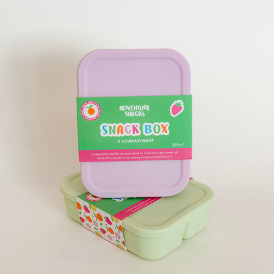 Adventure Snacks Silicone Snack Box - 4 Compartment