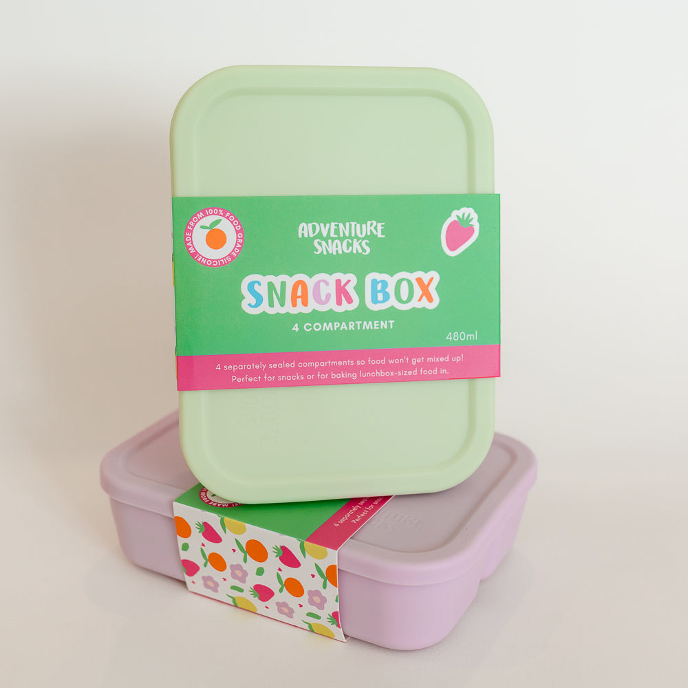 Adventure Snacks Silicone Snack Box - 4 Compartment