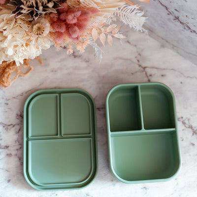 Adventure Snacks Silicone Lunchbox - 3 Compartment