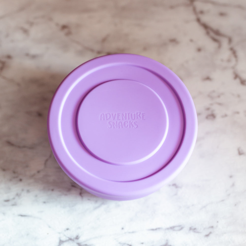 Adventure Snacks Silicone Round Lunchbox