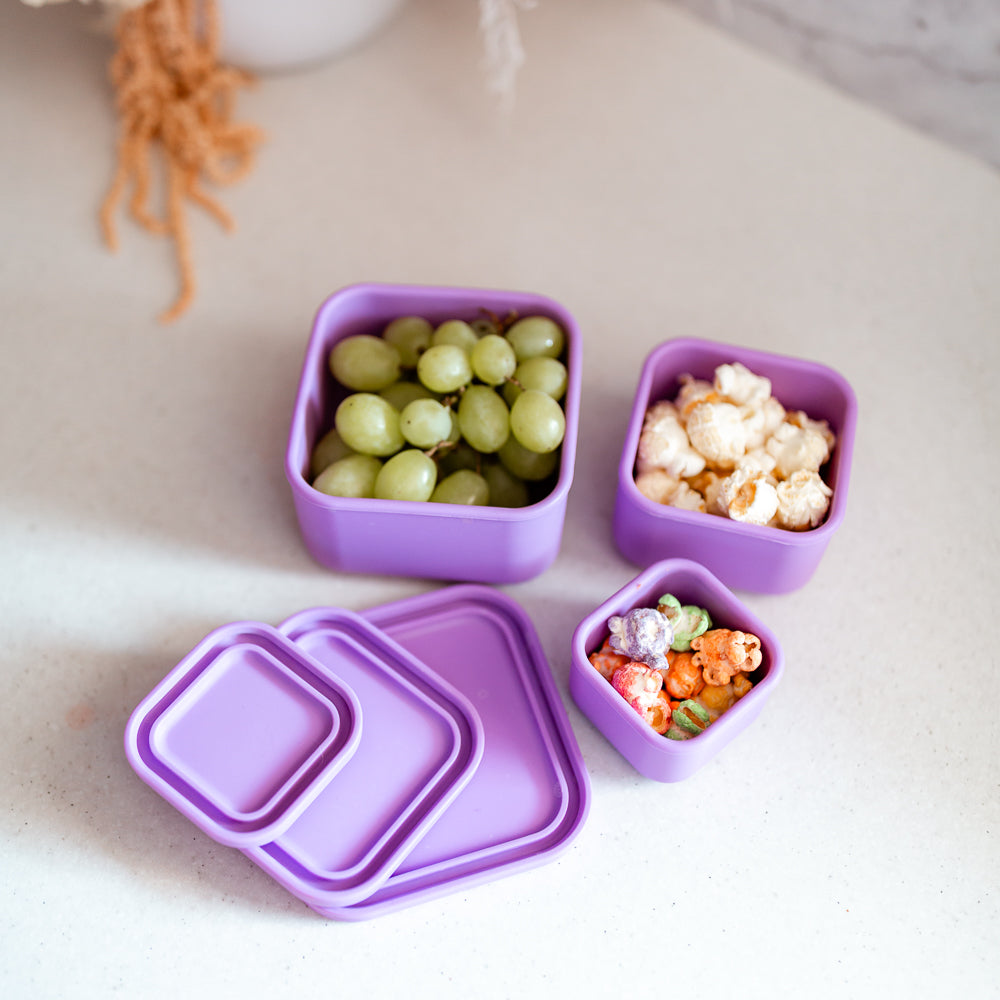 Adventure Snacks Silicone Nesting Containers 2 Pack Bundle