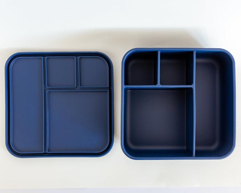 Adventure Snacks Large Square Bento- royal blue