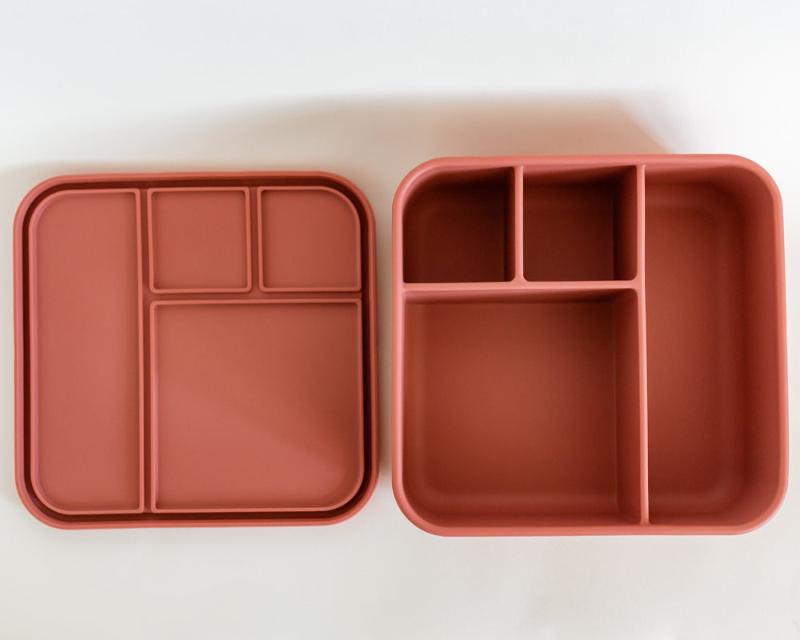 Adventure Snacks Large Square Bento- rose pink