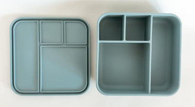 Adventure Snacks Large Square Bento- dusty blue