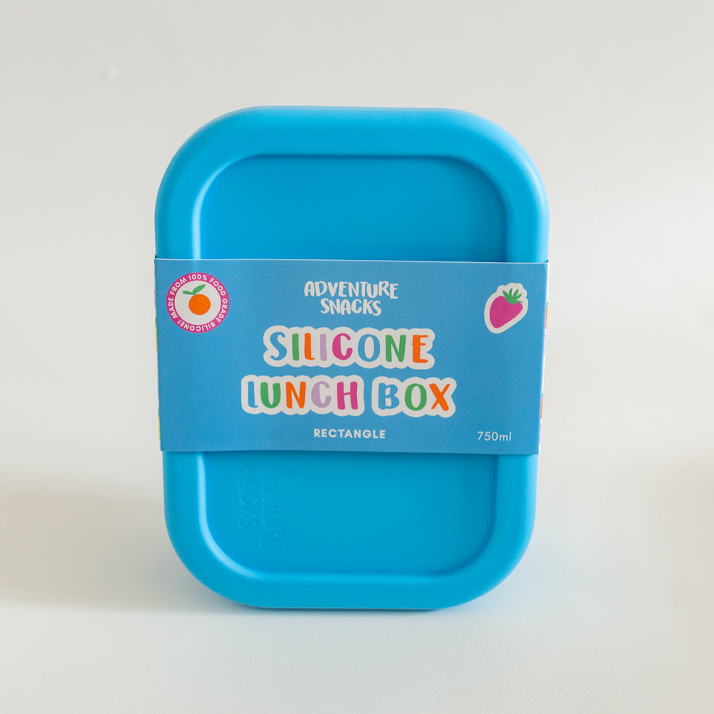 Adventure Snacks Silicone Rectangle Lunch Box