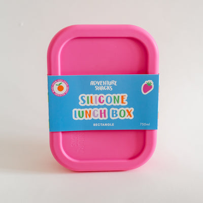 Adventure Snacks Silicone Rectangle Lunch Box