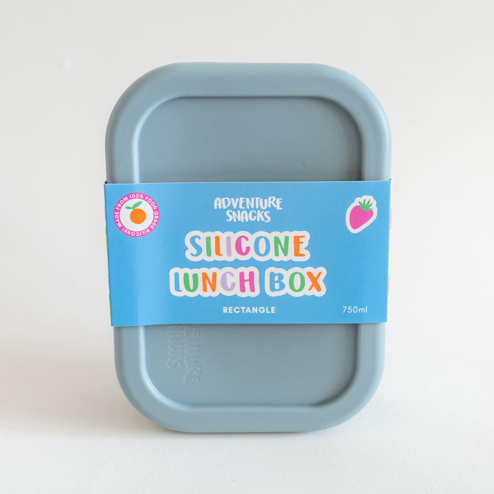 Adventure Snacks Silicone Rectangle Lunch Box