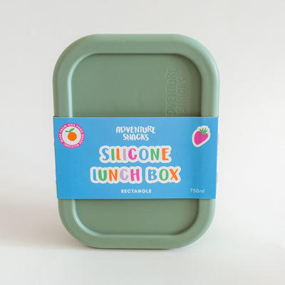 Adventure Snacks Silicone Rectangle Lunch Box