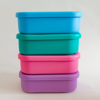 Adventure Snacks Silicone Rectangle Lunch Box