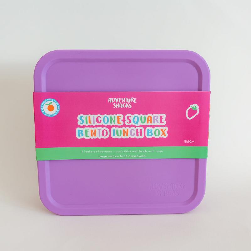 Adventure Snacks Large Square Bento- lilac