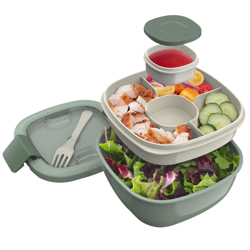 Bentgo salad container- khaki green