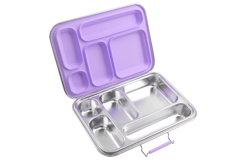 Ecococoon Leak Proof Stainless Steel Bento Lunch Box - 5 Compartments