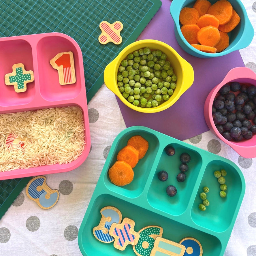 Bobo&Boo Plant-Based Bento-Style Divided Plates