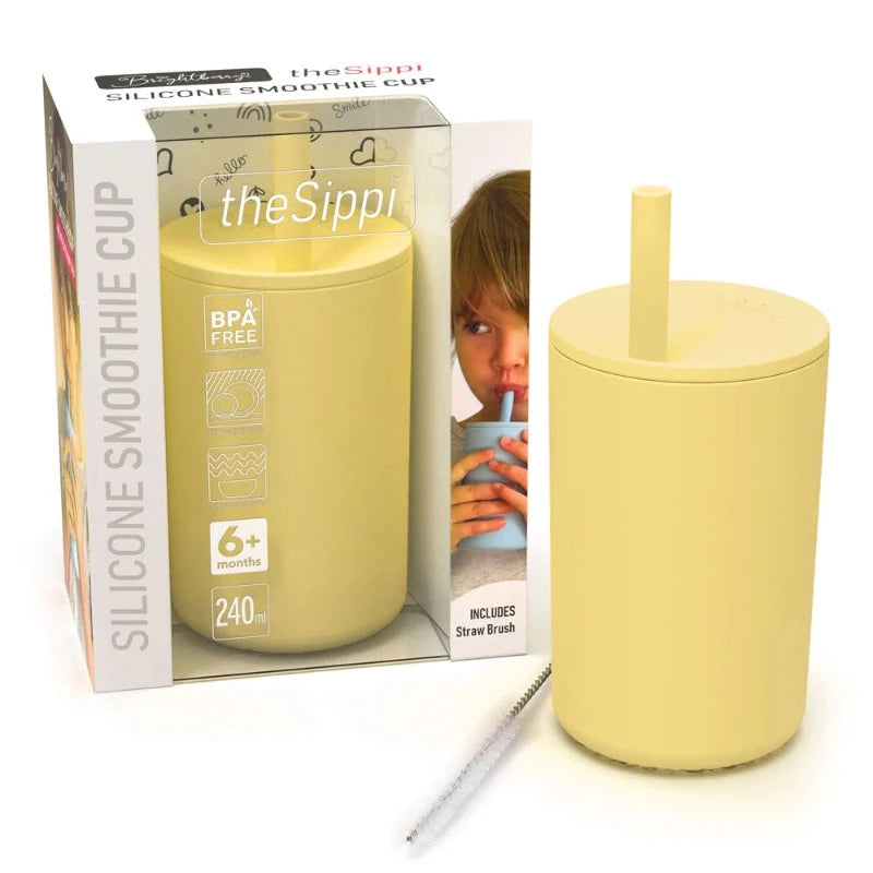 Brightberry Silicone Smoothie Cup- Buttermilk