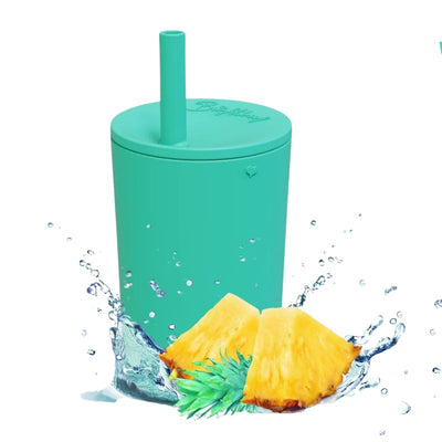 Brightberry silicone smoothie cup- aqua