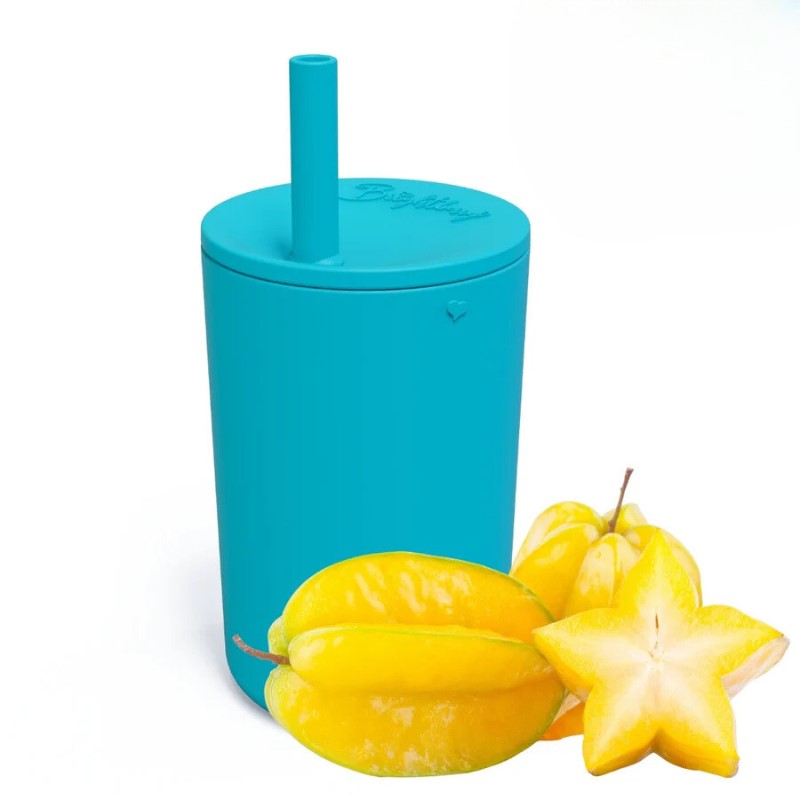 Brightberry silicone smoothie cup- azure