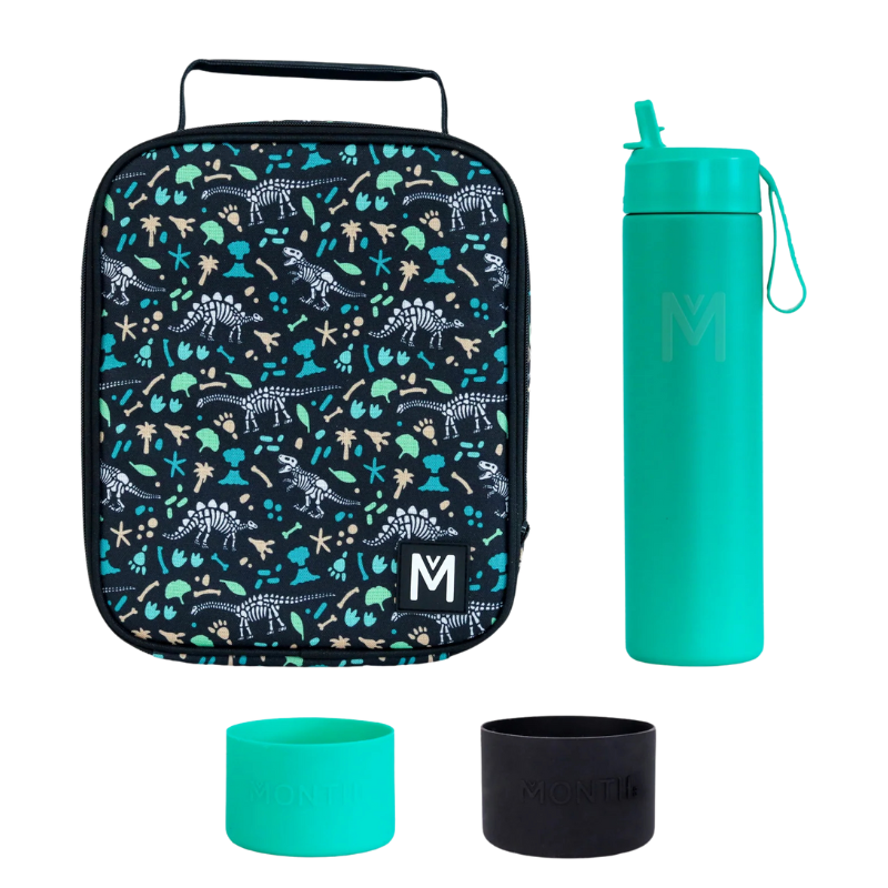 MontiiCo Bag and Bottle Set - Dinosaur [PRE-ORDER]