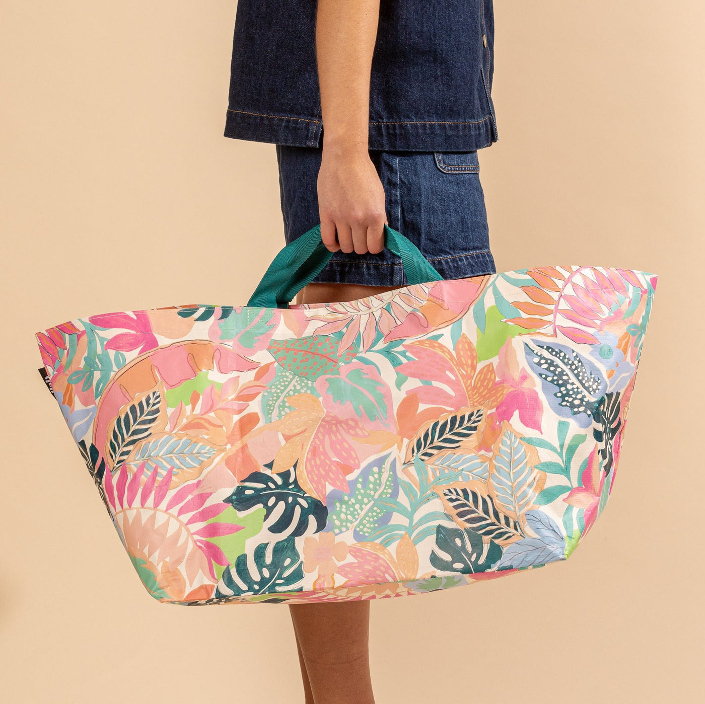 Kollab beach bag- summer garden