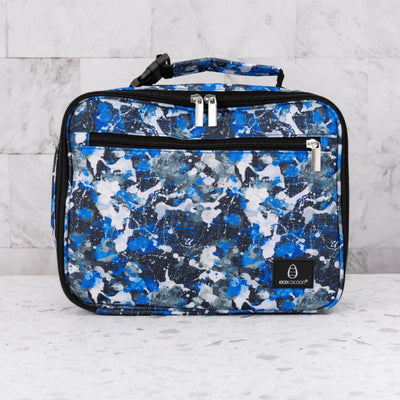 Ecococoon lunch bag- blue paint