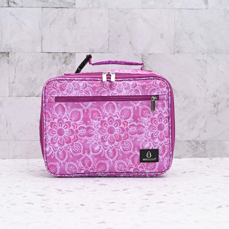 Ecococoon lunch bag- pink mandala