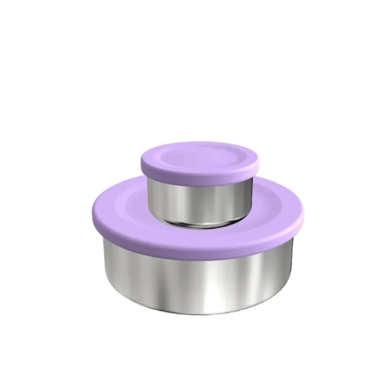 Ecococoon Stainless Steel Snack Pots - Grape