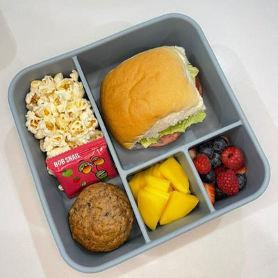 Adventure Snacks Silicone Large Square Bento Lunchbox