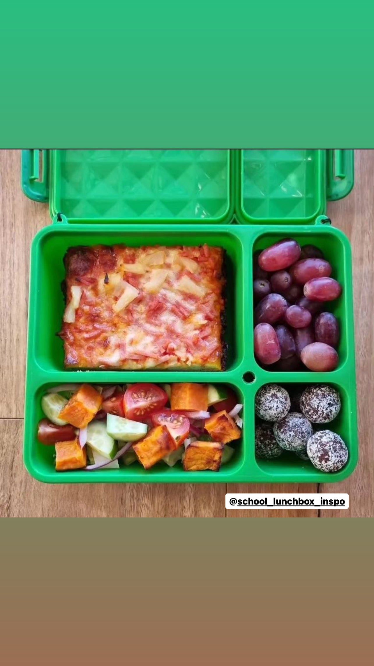 Go Green Lunchbox - Medium