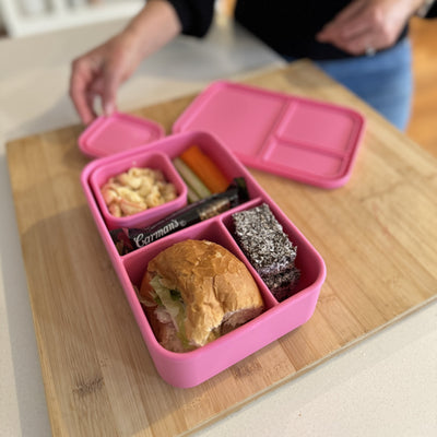 Adventure Snacks Large 3 compartment silicone lunchbox