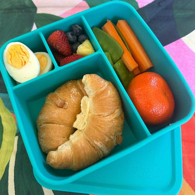 Adventure Snacks Large Square Bento- jungle green