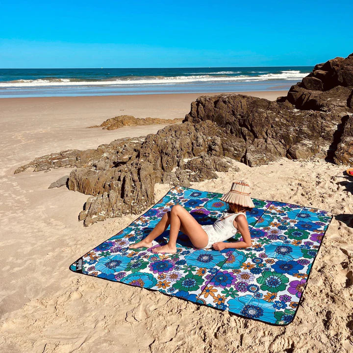 Kollab Picnic Mat - Ocean Floral