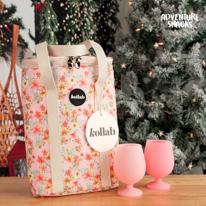 Kollab wine cooler bundle- blush meadow