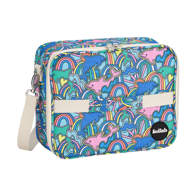 Kollab bento bag- dolphin dreams