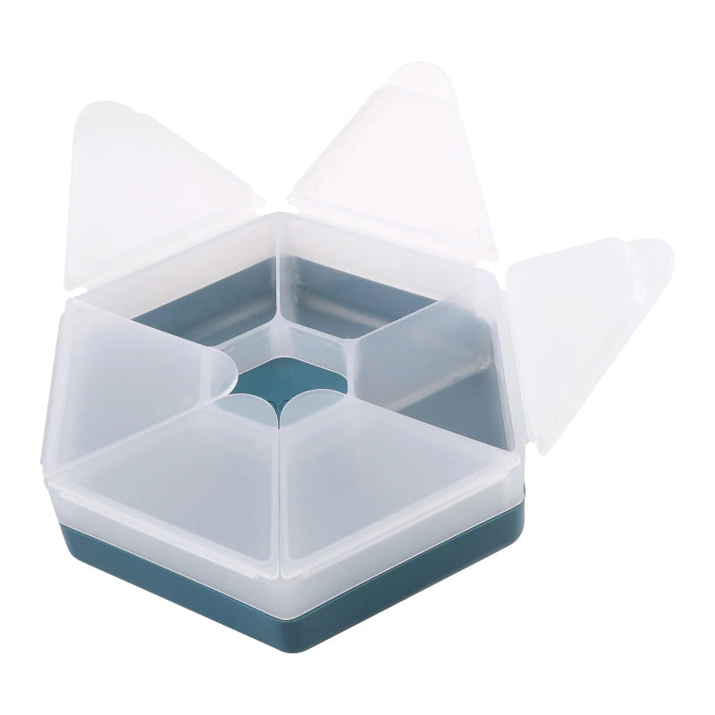 Melii hexagon snackle boxes- blue