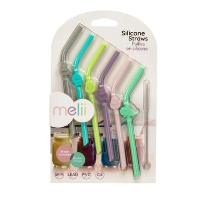 Melii Silicone Animal Straws