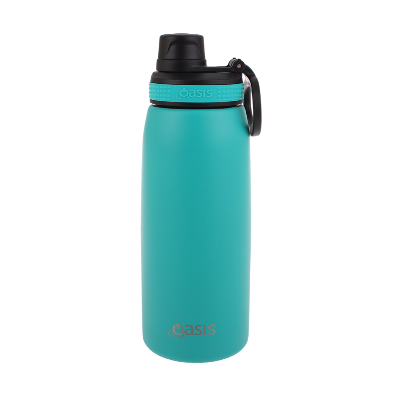 Oasis 780ml sports bottle screw top- turquoise