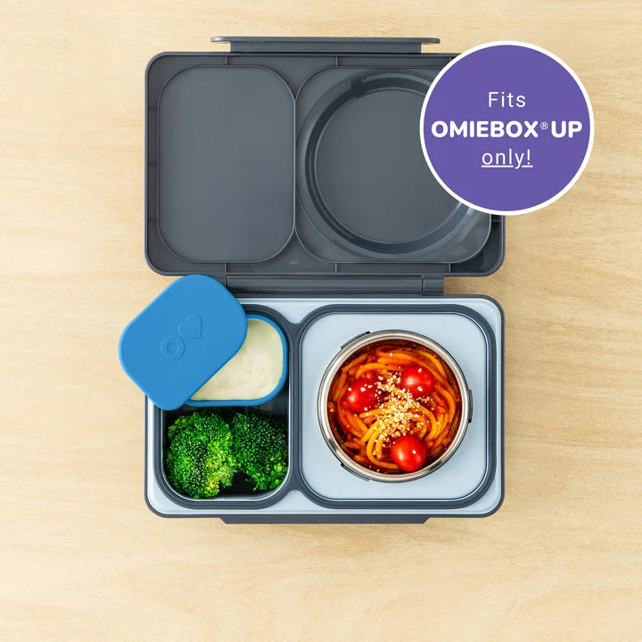 OmieBox UP dip containers- blue & orange