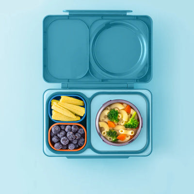 OmieBox UP dip containers- blue & orange