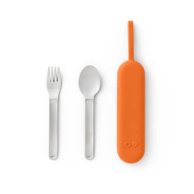 OmieUp stainless steel utensil pod set- sunny