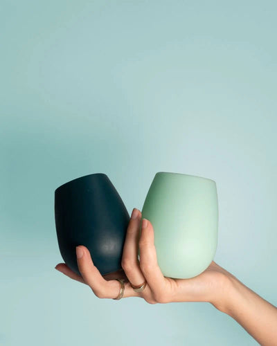 Porter Green silicone tumblers- mist & ink