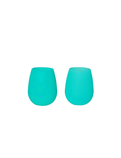 Porter Green silicone tumblers- pavone