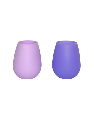 Porter Green silicone tumblers- tanzantine & amethyst