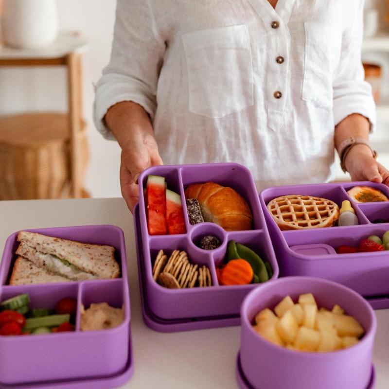 Adventure Snacks Silicone Bento Lunchbox - 5 Compartment